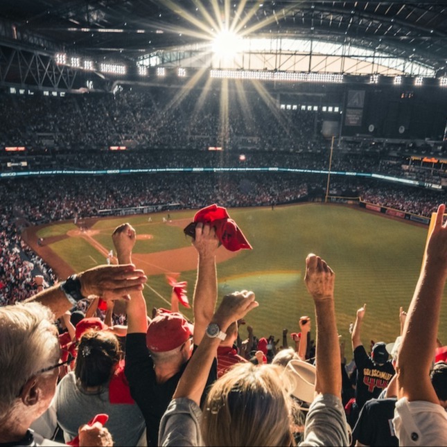 Crowded stadium