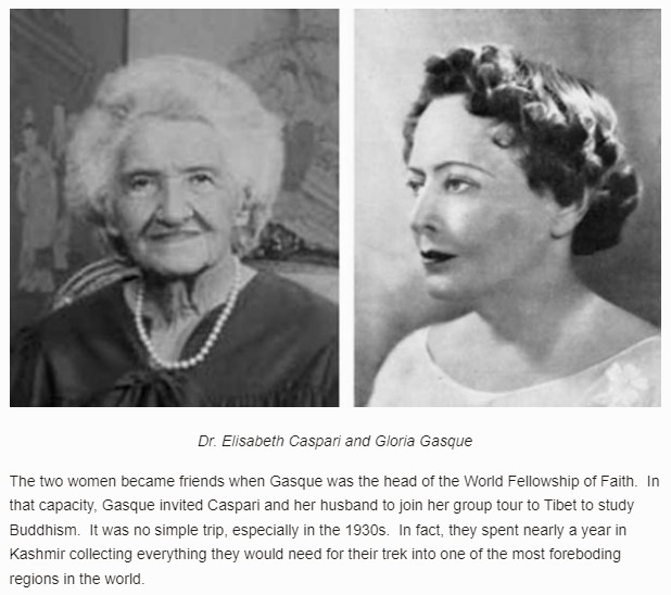 Dr. Elisabeth Caspari and Gloria Gasque